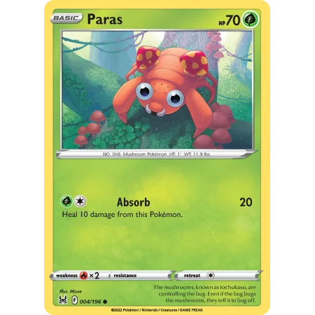 Paras (Reverse Holo)