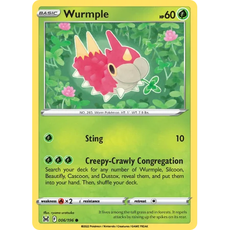 Wurmple (Reverse Holo)
