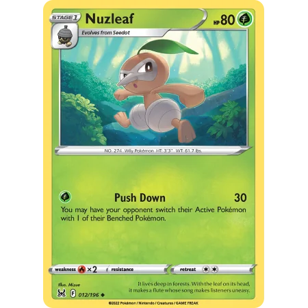 Nuzleaf (Reverse Holo)