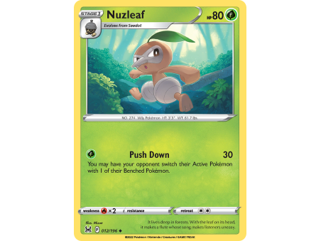 Nuzleaf (Reverse Holo)