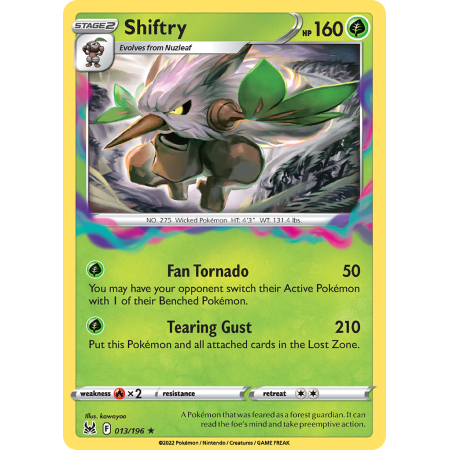Shiftry (Reverse Holo)