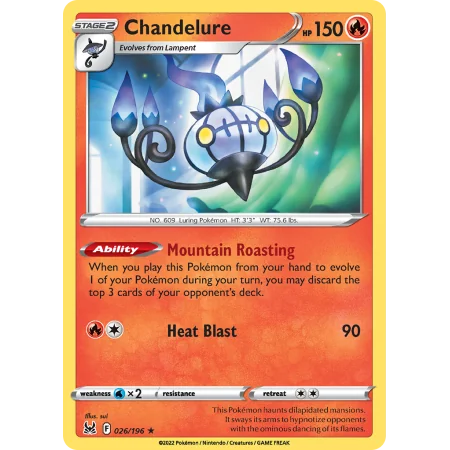 Chandelure (Reverse Holo)
