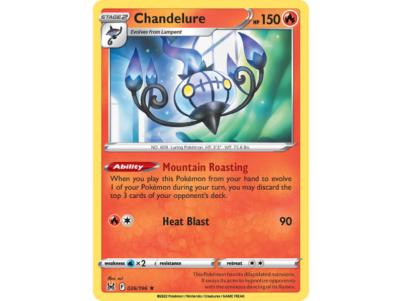 Chandelure (Reverse Holo)