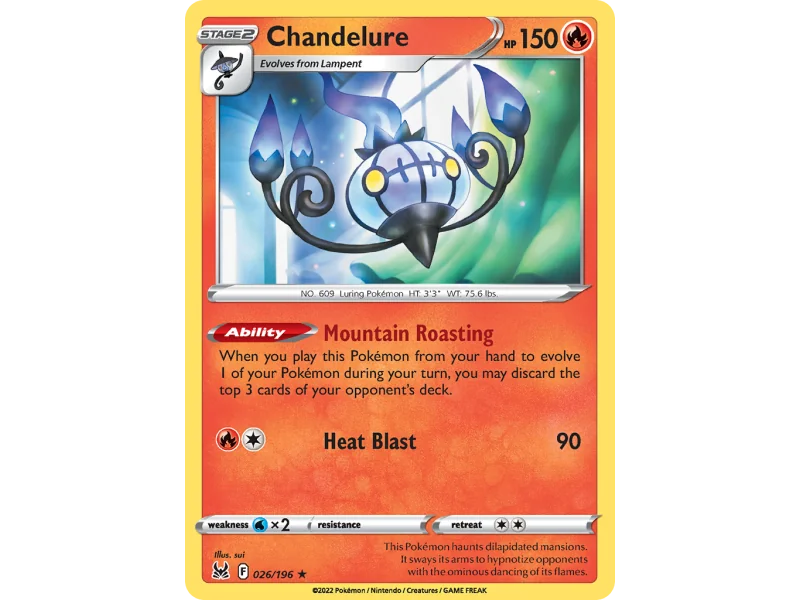 Chandelure (Reverse Holo)