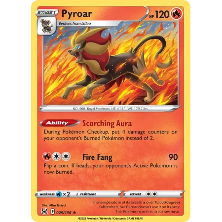 Pyroar (Reverse Holo)