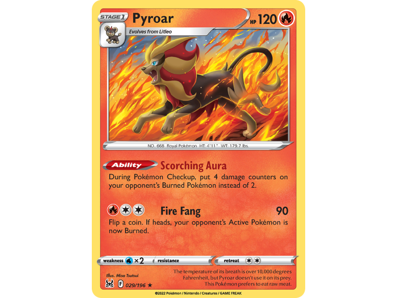 Pyroar (Reverse Holo)