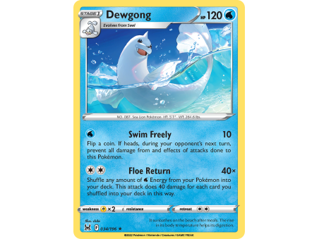 Dewgong (Reverse Holo)