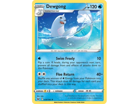 Dewgong (Reverse Holo)