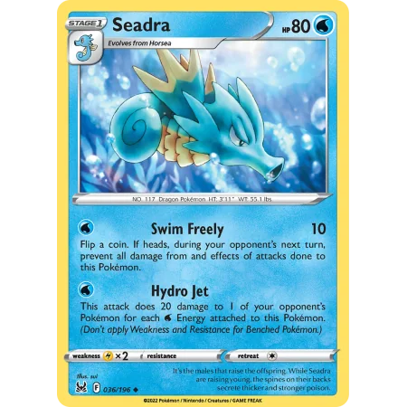 Seadra (Reverse Holo)