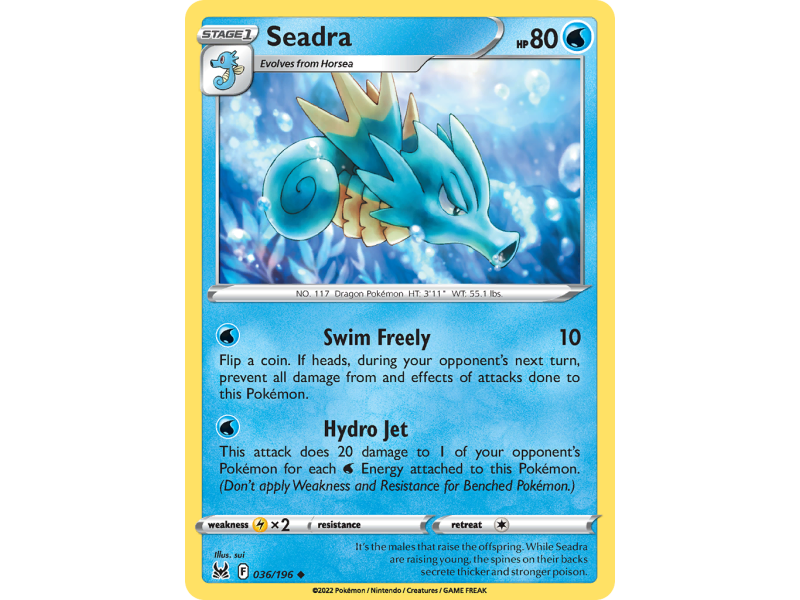 Seadra (Reverse Holo)