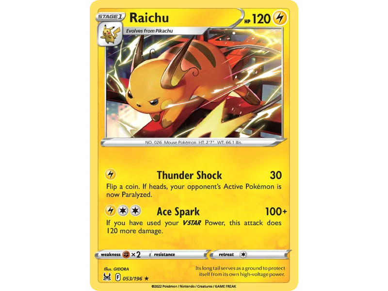 Raichu (Reverse Holo)