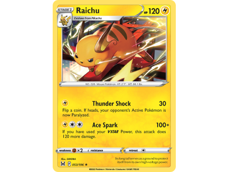 Raichu (Reverse Holo)