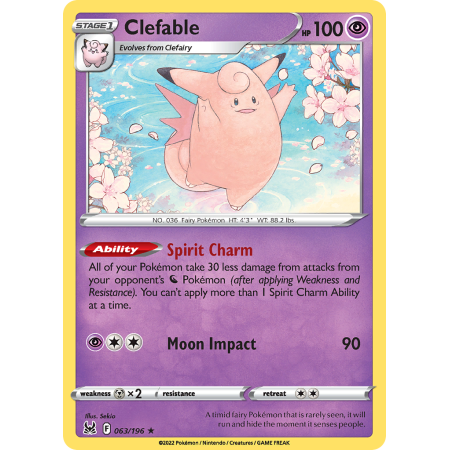 Clefable (Reverse Holo)
