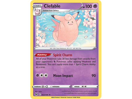 Clefable (Reverse Holo)