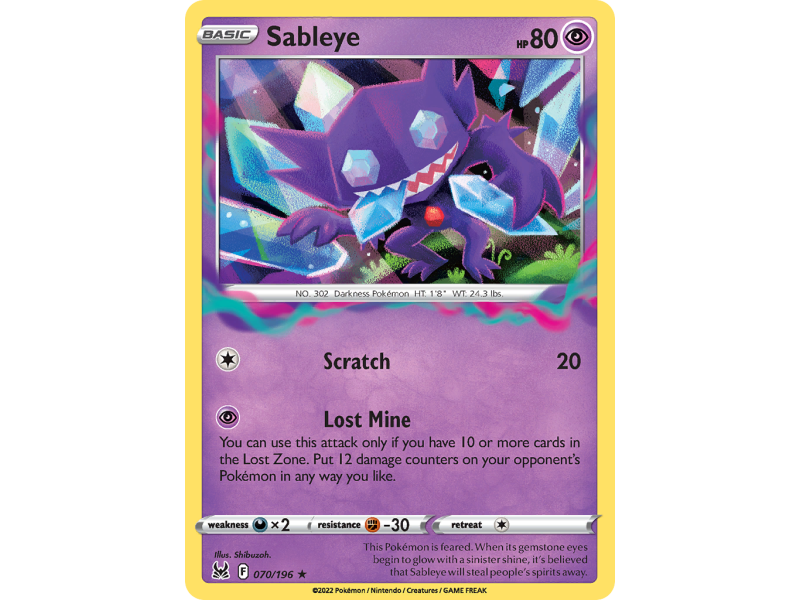 Sableye (Reverse Holo)