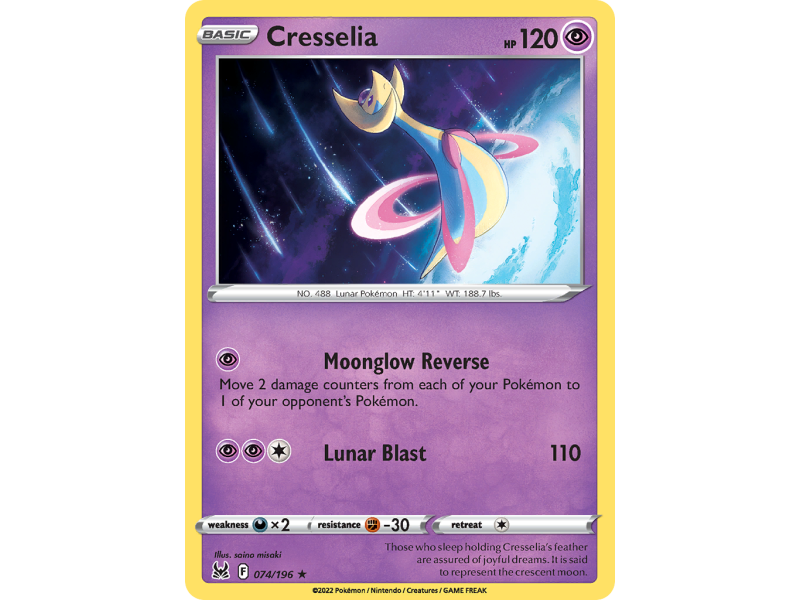Cresselia (Reverse Holo)