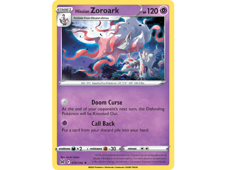 Hisuian Zoroark (Reverse Holo)