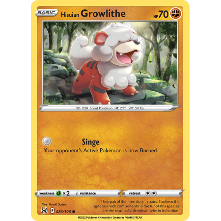 Hisuian Growlithe