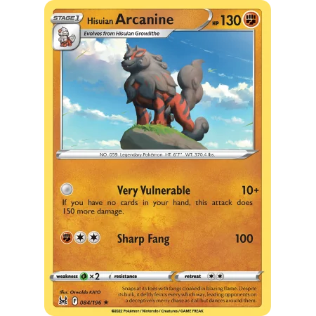 Hisuian Arcanine (Reverse Holo)