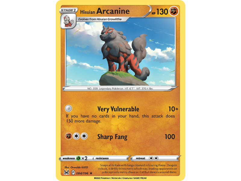 Hisuian Arcanine (Reverse Holo)