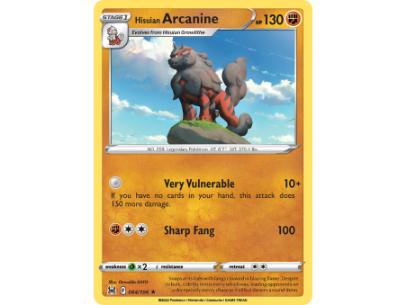 Hisuian Arcanine (Reverse Holo)