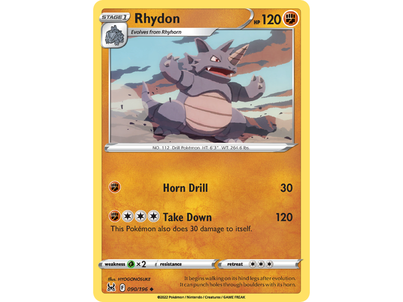 Rhydon (Reverse Holo)
