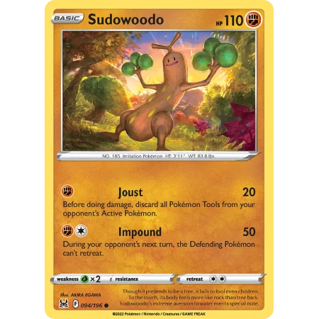 Sudowoodo (Reverse Holo)