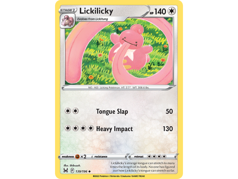 Lickilicky (Reverse Holo)