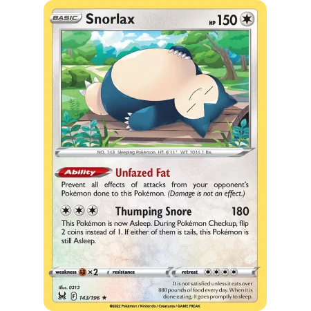 Snorlax (Reverse Holo)