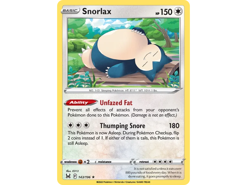 Snorlax (Reverse Holo)
