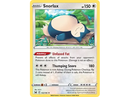 Snorlax (Reverse Holo)