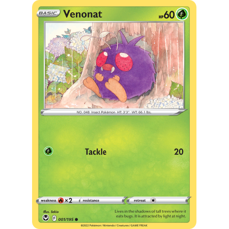 Venonat (Reverse Holo)