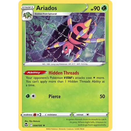 Ariados (Reverse Holo)