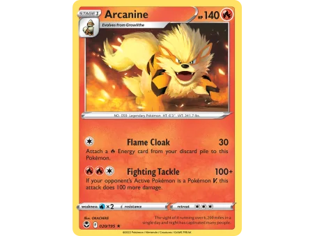 Arcanine (Reverse Holo)