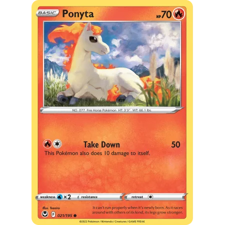 Ponyta (Reverse Holo)