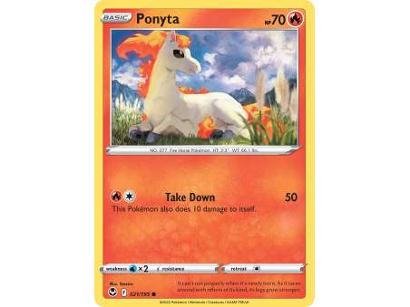 Ponyta (Reverse Holo)