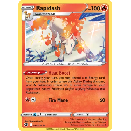 Rapidash (Reverse Holo)