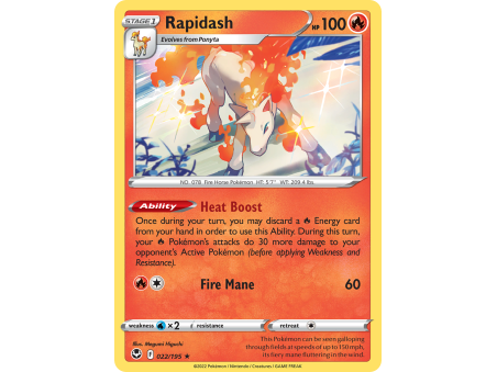 Rapidash (Reverse Holo)