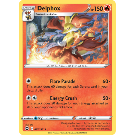 Delphox (Reverse Holo)