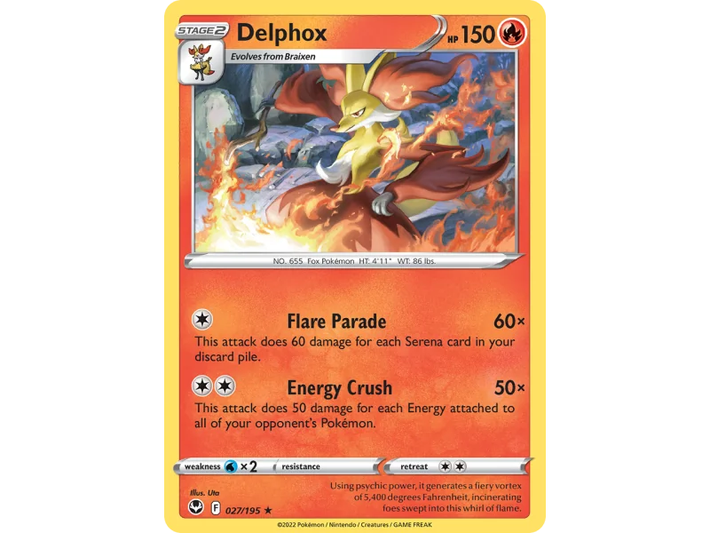 Delphox (Reverse Holo)