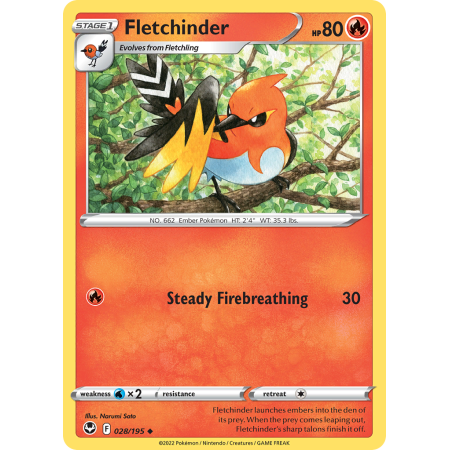 Fletchinder (Reverse Holo)