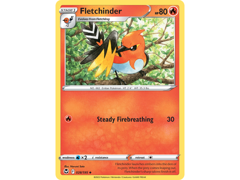 Fletchinder (Reverse Holo)