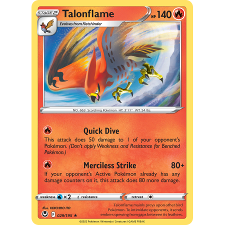 Talonflame (Reverse Holo)