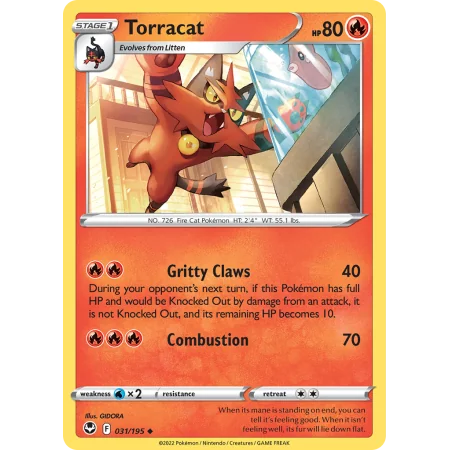 Torracat (Reverse Holo)