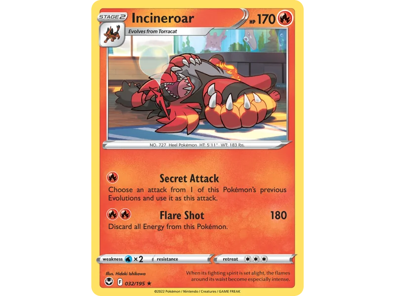 Incineroar (Reverse Holo)