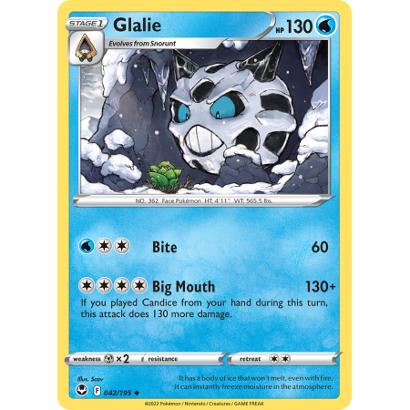 Glalie (Reverse Holo)