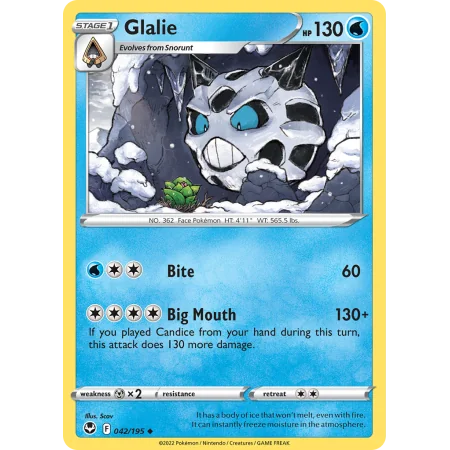 Glalie (Reverse Holo)