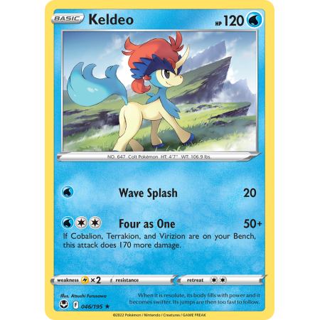 Keldeo (Reverse Holo)