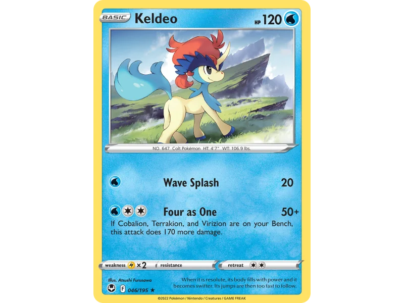Keldeo (Reverse Holo)