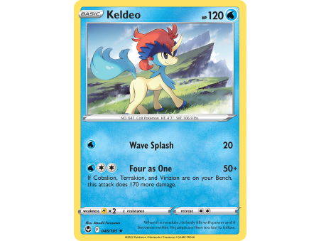 Keldeo (Reverse Holo)